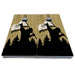 World Series of Cornhole Board Official All-Weather - WSOC Silhouette Flag Sasquatch California Flag BW