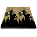 World Series of Cornhole Board Official All-Weather - WSOC Silhouette Flag Sasquatch Idaho Flag BW