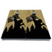 World Series of Cornhole Board Official All-Weather - WSOC Silhouette Flag Sasquatch Oregon BW