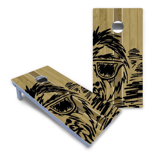 World Series of Cornhole Board Official All-Weather - WSOC Sasquatch Sketch