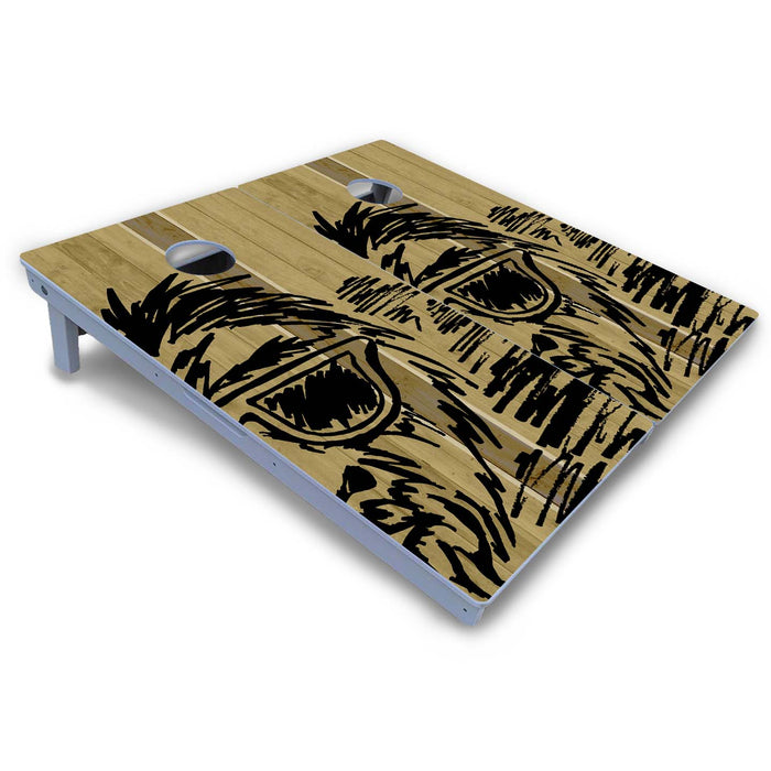 World Series of Cornhole Board Official All-Weather - WSOC Sasquatch Sketch