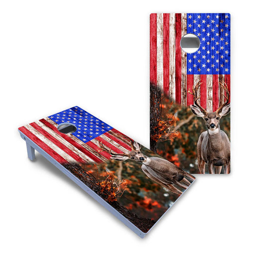 World Series of Cornhole Board Official All-Weather - WSOC Deer Flag