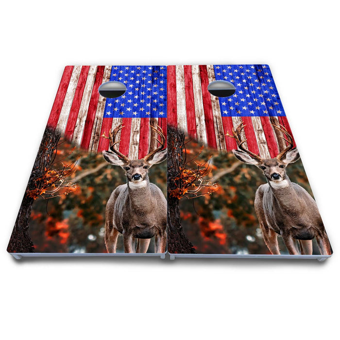 World Series of Cornhole Board Official All-Weather - WSOC Deer Flag
