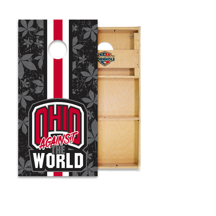 World Series of Cornhole Board Official All-Weather - WSOC Ohio State Against the World