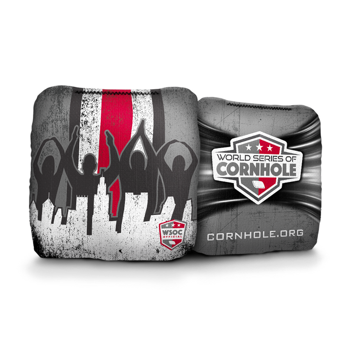 Ohio State Buckeyes O-H-I-O Silhouette - 6 Inch WSOC Official Pro Cornhole Bags