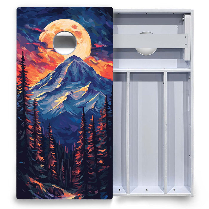 World Series of Cornhole Board Official All-Weather - Mount Olympus National Park at Night