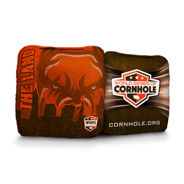 Cleveland Browns Dawg Pound - 6 Inch WSOC Official Pro Cornhole Bags