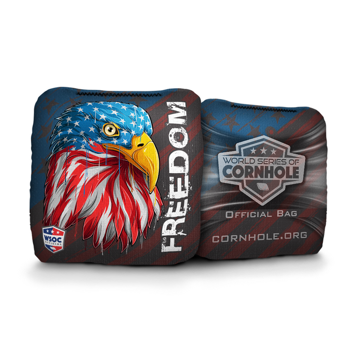 Liberty and Freedom Eagle - 6 Inch WSOC Official Pro Cornhole Bags