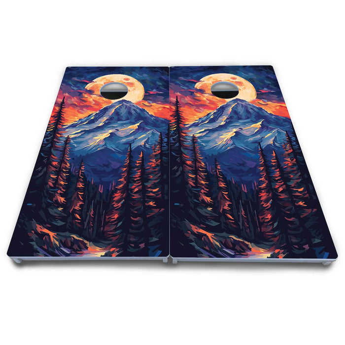 World Series of Cornhole Board Official All-Weather - Mount Olympus National Park at Night