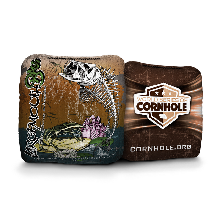 Withering Wilds Largemouth Bass - 6 Inch WSOC Official Pro Cornhole Bags
