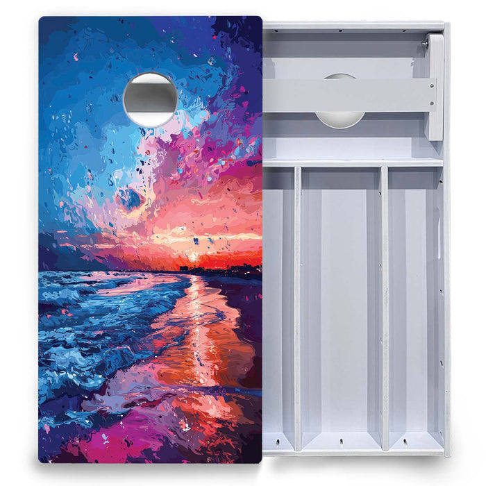 World Series of Cornhole Board Official All-Weather - Gulf Shores National Park at Night