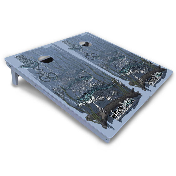 World Series of Cornhole Board Official All-Weather - WSOC PRO BLACK CRAPPIE