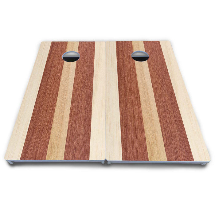 World Series of Cornhole Board Official All-Weather - Striped Woody