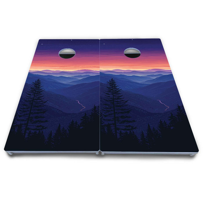 World Series of Cornhole Board Official All-Weather - Great Smoky Mountains National Park at Night