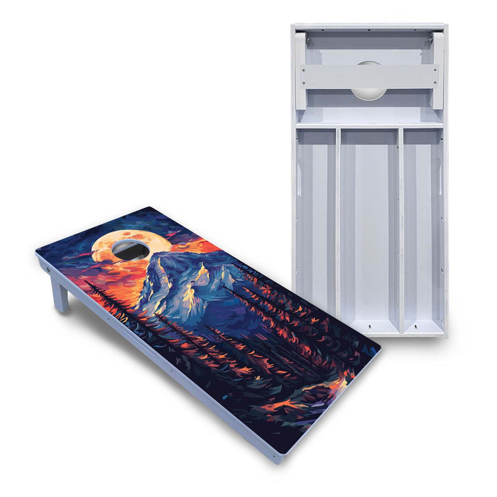 World Series of Cornhole Board Official All-Weather - Mount Olympus National Park at Night