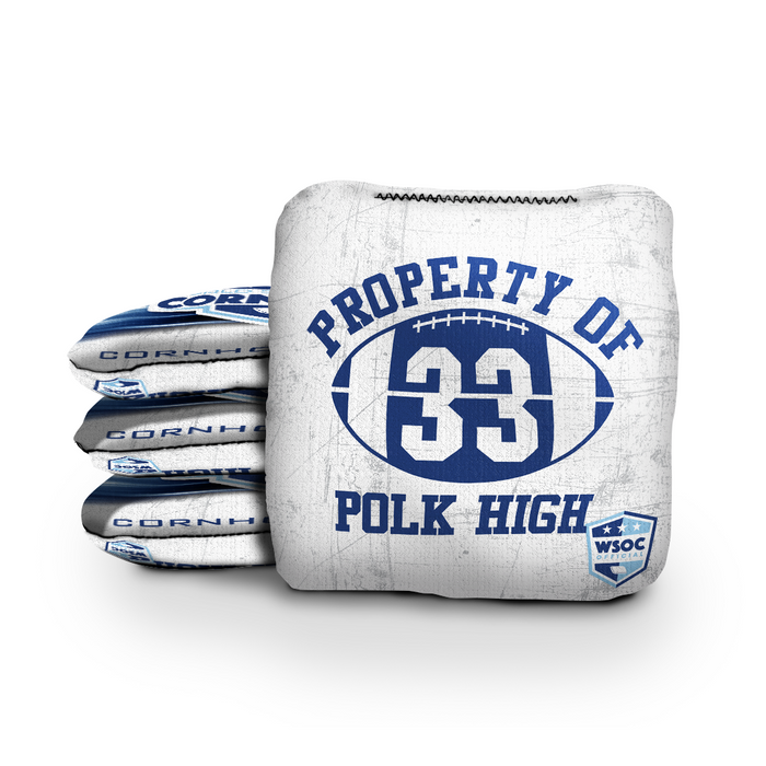 Polk High - 6 Inch WSOC Official Pro Cornhole Bags