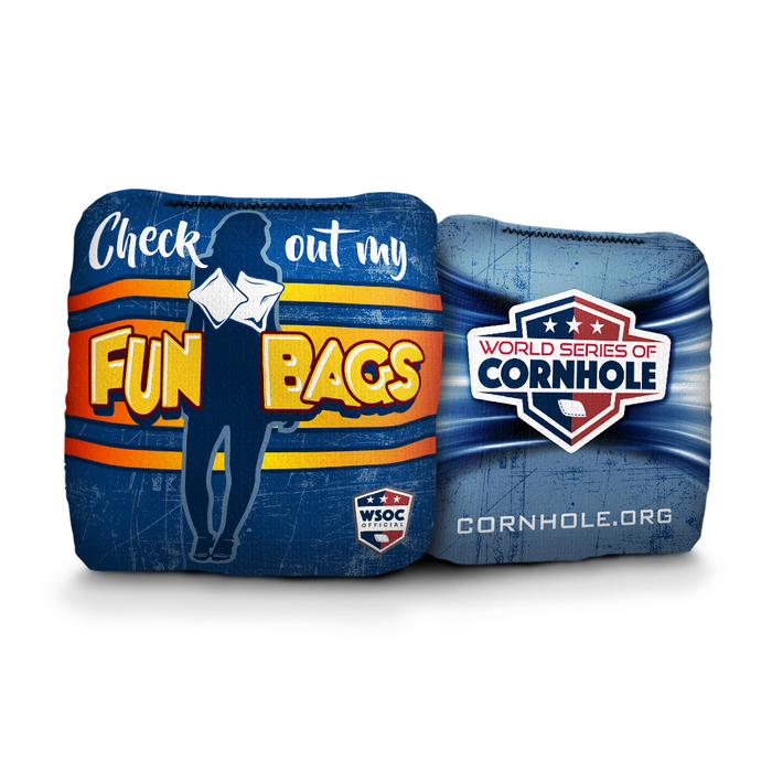 Check Out My Fun Bags - 6 Inch WSOC Official Pro Cornhole Bags
