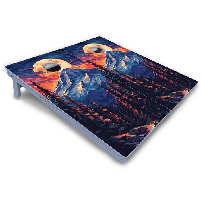 World Series of Cornhole Board Official All-Weather - Mount Olympus National Park at Night