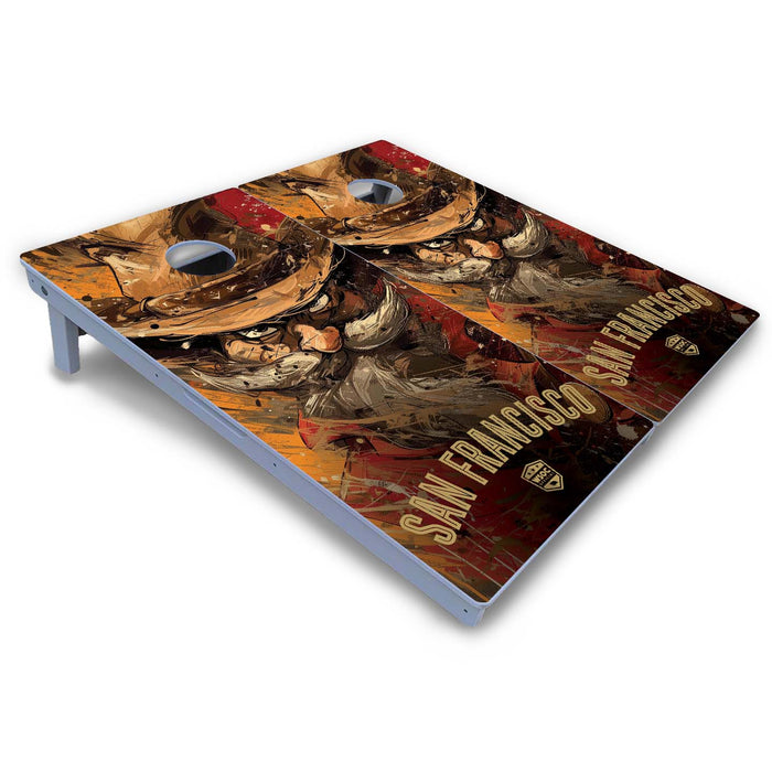 World Series of Cornhole Board Official All-Weather - San Francisco 49ers