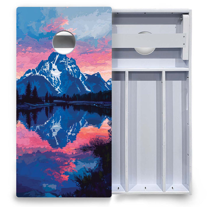 World Series of Cornhole Board Official All-Weather - Grand Teton National Park at Night
