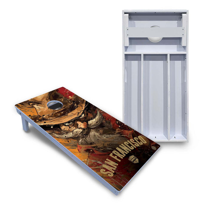 World Series of Cornhole Board Official All-Weather - San Francisco 49ers