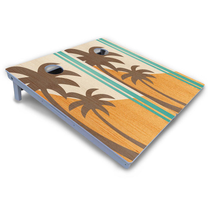World Series of Cornhole Board Official All-Weather - Tropical surf board