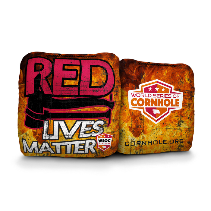 Firemen Lives Matter - 6 Inch WSOC Official Pro Cornhole Bags