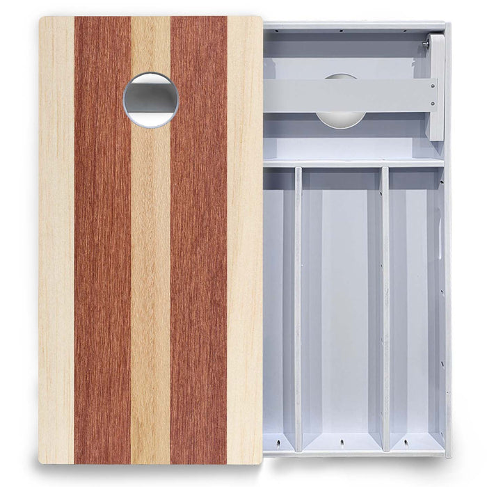 World Series of Cornhole Board Official All-Weather - Striped Woody