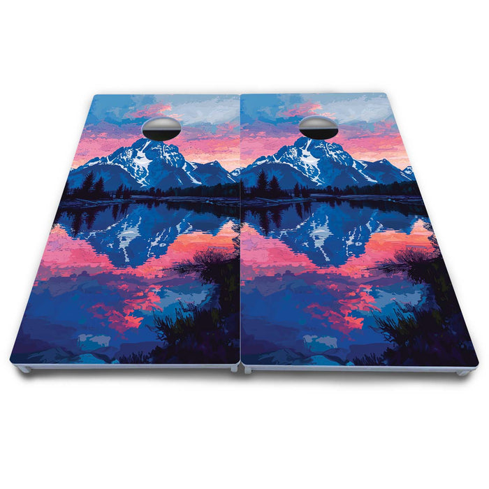 World Series of Cornhole Board Official All-Weather - Grand Teton National Park at Night