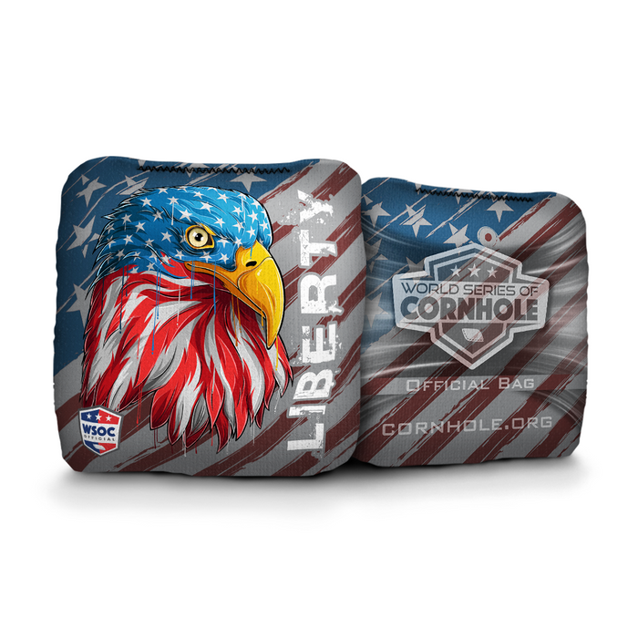 Liberty and Freedom Eagle - 6 Inch WSOC Official Pro Cornhole Bags