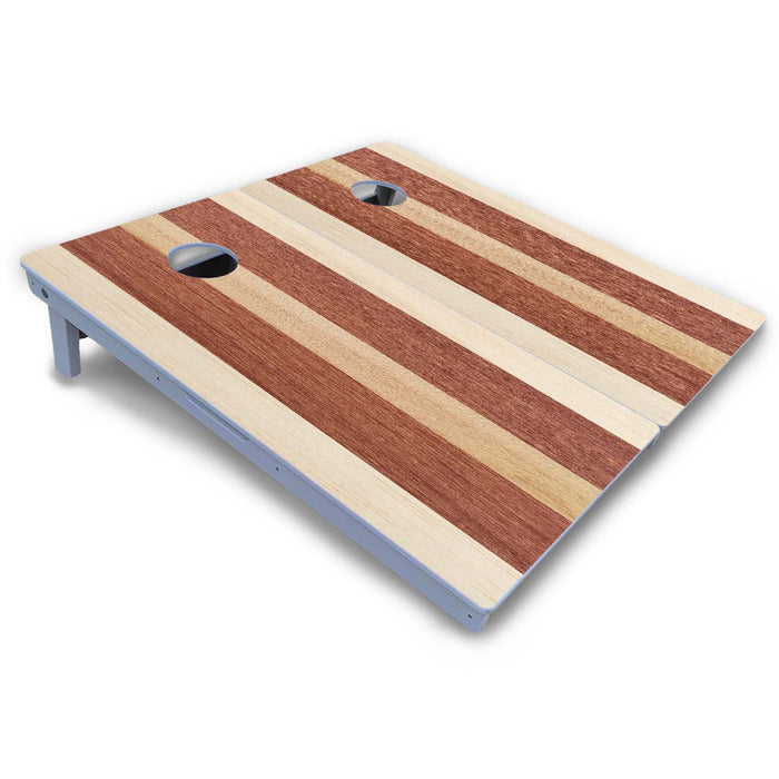 World Series of Cornhole Board Official All-Weather - Striped Woody