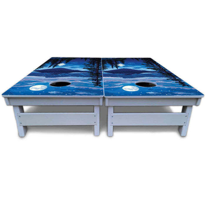 World Series of Cornhole Board Official All-Weather - Crater Lake National Park at Night