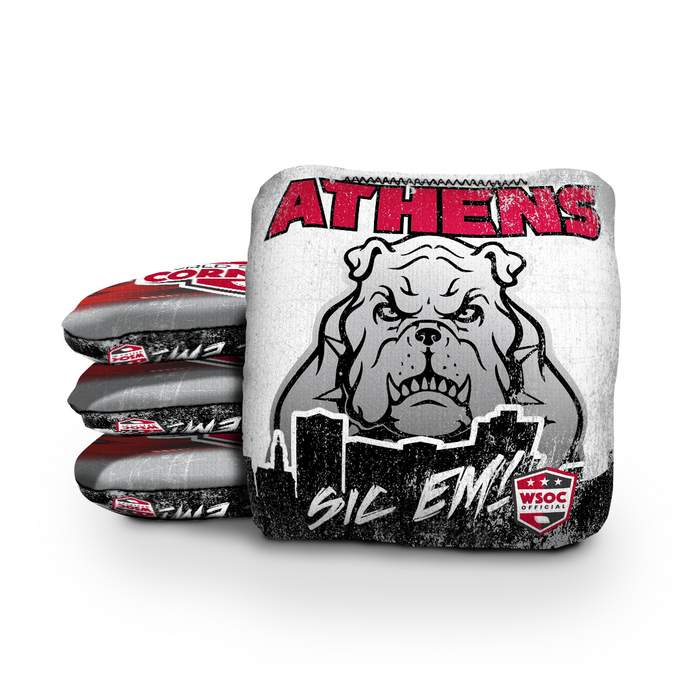 Georgia Bulldogs Athens - 6 Inch WSOC Official Pro Cornhole Bags