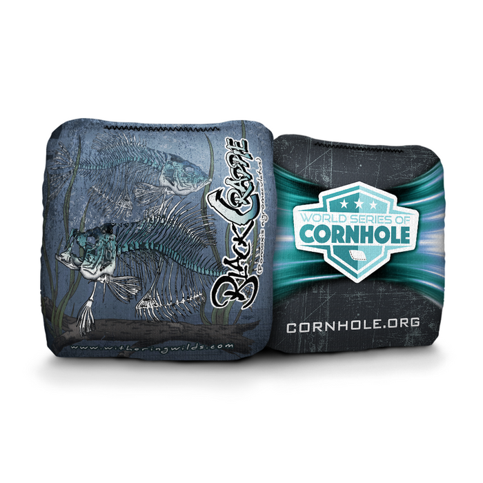 Withering Wilds Black Crappie - 6 Inch WSOC Official Pro Cornhole Bags