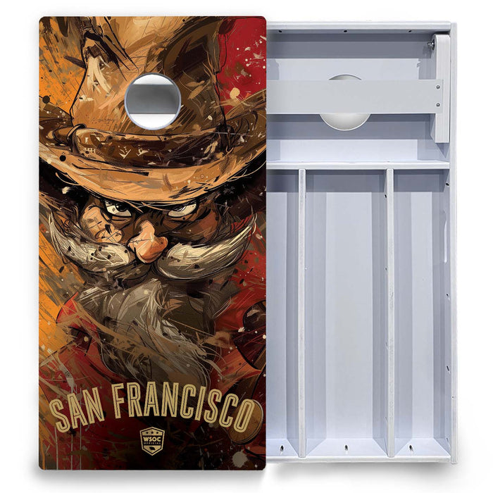 World Series of Cornhole Board Official All-Weather - San Francisco 49ers