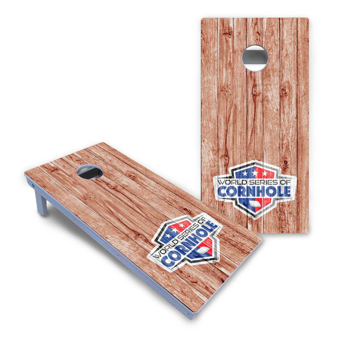 World Series of Cornhole Board Official All-Weather - WSOC Wood Plank