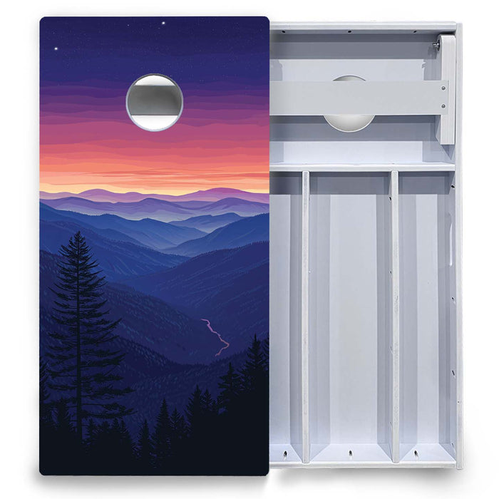 World Series of Cornhole Board Official All-Weather - Great Smoky Mountains National Park at Night