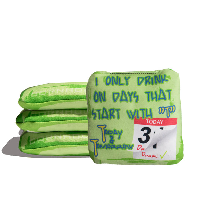 Drink On T Days - 6 Inch WSOC Official Pro Cornhole Bags