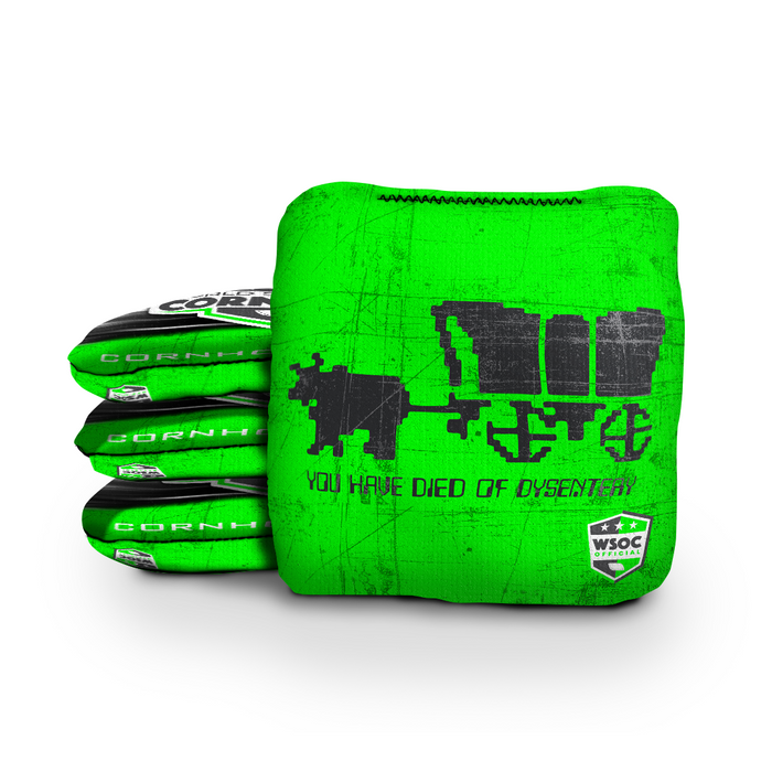 Oregon Trail Cornhole Bags - 6 Inch WSOC Official Pro Cornhole Bags