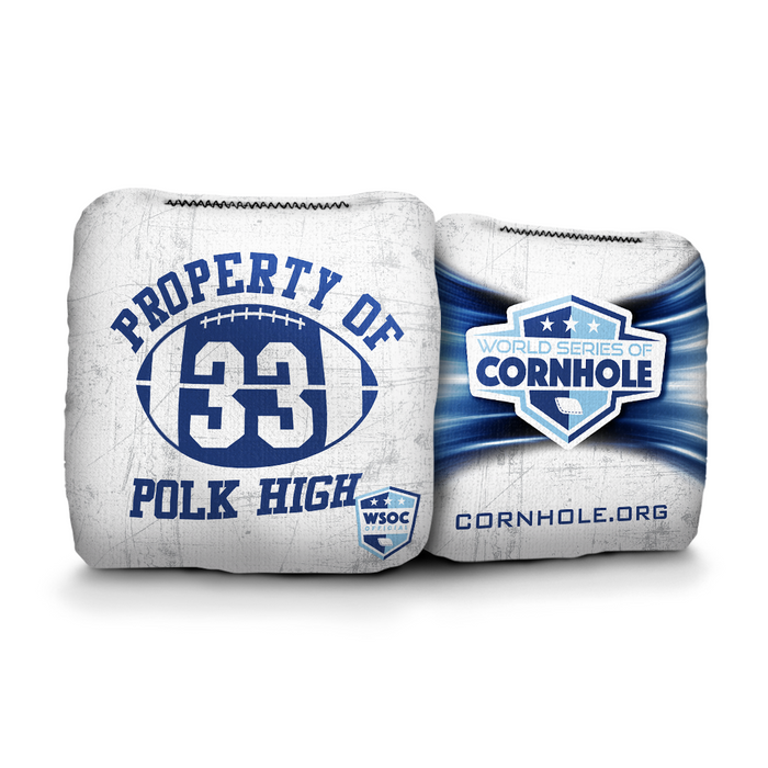 Polk High - 6 Inch WSOC Official Pro Cornhole Bags